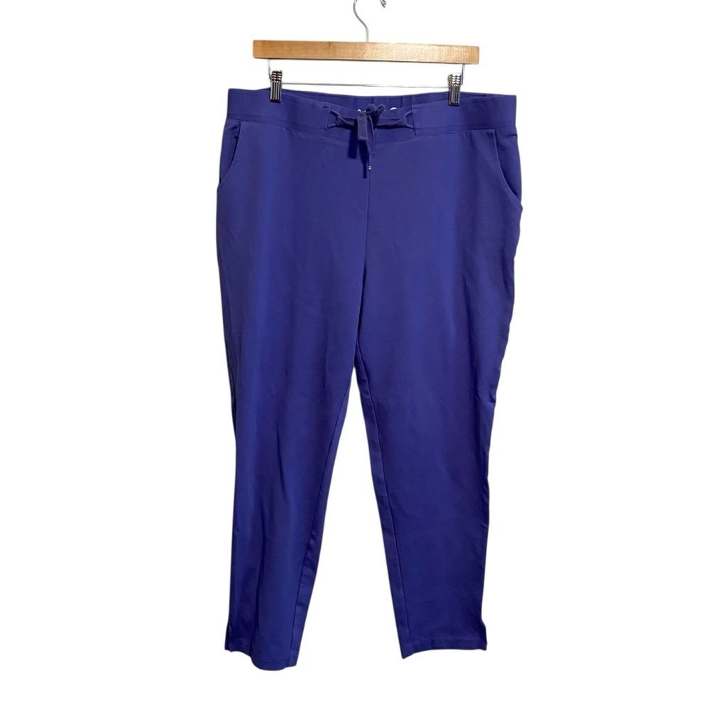 Betabrand Periwinkle Purple High Rise Tapered Soho Joggers Size 1X Long Tall
